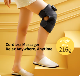 Rechargeable heated knee massager - Relieves shoulder vibration and relieves elbow pain - Customized heating settings - A though