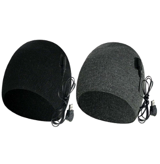 Rechargeable Electric Heated Hat Adjustable and Washable Thermal Cap for Outdoor Fishing Trip Dating Shopping